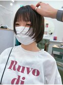 ショートボブ/ミニボブ/マッシュ/切りっぱなし/柏駅