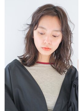 ヘアサロンガリカアオヤマ(hair salon Gallica aoyama) 伸ばしかけOK☆センターパート×ウェーブ