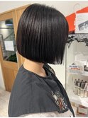 黒髪ナチュラルボブ