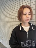 ピンクオレンジボブ