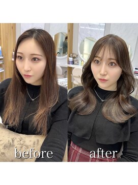 アフロートリノ(AFLOAT Leino) 似合わせ顔まわり 前髪カット 顔まわり サイドバング #