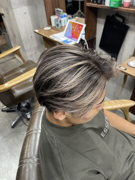 ラフ(LAFF) #バレイヤージュ#グレージュカラー#ボブウルフ#ココアベージュ