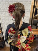 振袖×ヘアアレンジ