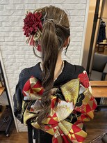 ザブックハンドサロン(The book hand salon) 振袖×ヘアアレンジ