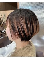 エン バイ ヘアーリーフ 西田辺店(EN by Hair Leafy)&nbsp;ショートボブ/ショートヘア/シャドウルーツ/シャドールーツ