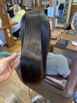 TJ天気予報 1コ 可児店&nbsp;「ビフォーアフターあり」サラサラロング「縮毛矯正」