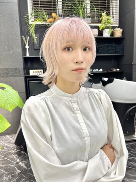 チュダック(ChuDuck) 韓国風《ペールピンク》ハイトーン/ケアブリーチ/ダブルカラー