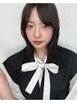 テラスグレース 横浜(TERRACE GRACE) 切りっぱなしロブ×透け感カラー