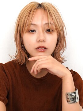 ドーチェ 平野(DOCHE) 外はねボブ×ハイトーンベージュ