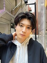 ガーデン 銀座(GARDEN)&nbsp;艶センターパートニュアンスパーマカルマパーマダークアッシュ