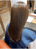 ベージュカラー×髪質改善