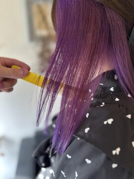 グランツヘアー(Glanz hair) バイオレットインナーカラー
