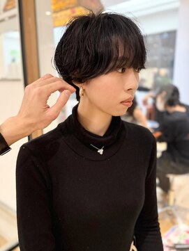 ルアウハク 梅田(LUAU Haku) 【REN】ショート×ニュアンスパーマ