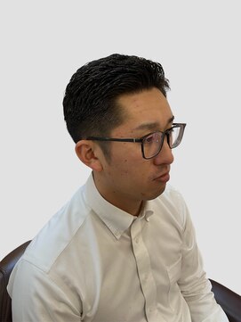 銀座マツナガ 浅草店 ビジカジ刈り上げナチュラルアイロンパーマスタイル