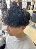 スパイラルパーマ マッシュパーマ