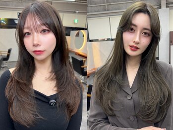 オズ(OZ)の写真/髪質改善カットとまとまりのあるレイヤーカットで艶髪◎縮毛矯正/ハイライト/カット/リタッチ
