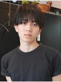薬院 ベージュカラー ブラウンカラー センターパート