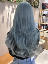 フリーラ 表参道(freera) ケアブリーチカラーミントグリーンペールブルーカラー