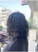 ボブ×スパイラルパーマ
