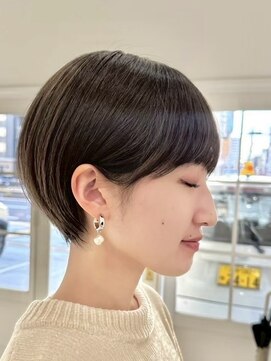 ジュベ 別府店(juve.) 別府ショートボブ顔まわりレイヤーカット髪質改善カラー30代