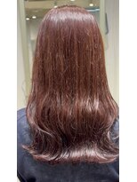 ビス ヘア アンド ビューティー 西新井店(Vis Hair&Beauty) 10代20代ブリーチなしダブルカラーピンクロングボブ