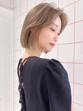 ロンド ラマ 岐阜(Lond bla-ma) ボブ／切りっぱなしボブ