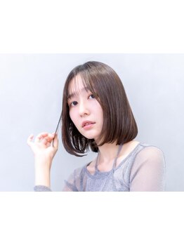 [新宿]【カット\3000/イルミナカラー(リタッチ)+カット\7400】お手頃価格で再現性バツグンのカット☆