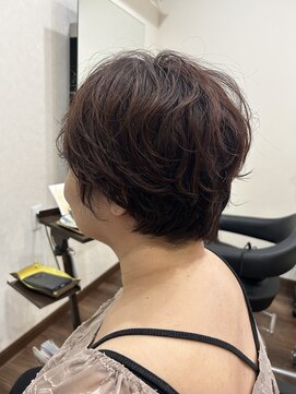 プライベート ヘアサロン カオ(private hair salon kao) ニュアンスショートパーマ