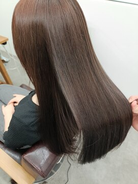 スパークル センター南(Sparkle) 髪質改善　×　ニュートラルブラウン