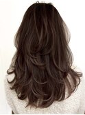 【ワンカールレイヤー×チョコレートブラウン】