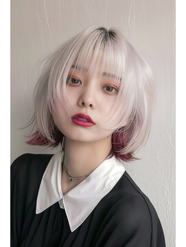 ルアナ(Luana) ウルフチラ見せインナーカラースタイル