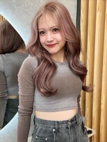 アロ 大阪梅田(alo)&nbsp;【momoa】くすみピンクベージュ《ブリーチ/大阪梅田》