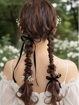 《スペシャルヘアセット\4400》アップ～ダウンstyleまでお好きなデザインにセット♪長時間崩れないKEEP力！