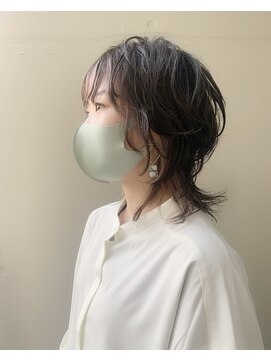 ファン 姪浜(Fan) ウルフパーマ＋インナーカラー