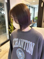 ラッキーヘア 加古川(Lucky Hair)&nbsp;タッセルボブ×オリーブベージュ【芝本】