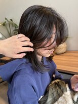 ナループロアボタン(Nalu pu loa BOTAN)&nbsp;かきあげ前髪/海外風レイヤー/バタフライレイヤーカット