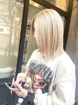 ナンバー ジルバ 立川(N° jillva) 韓国顔まわりレイヤーカット髪質改善透明感カラー20代30代40代