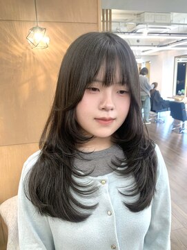 ヘアースペースブルーム プリュス 石橋店(HAIR SPACE BLOOM plus) レイヤーカット/ハッシュカット/艶髪/韓国ヘア