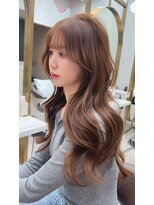 ロンド レア 天神大名店(Lond Le’a) 10代20代30代ミディアムレイヤー似合わせカット大人ガーリー