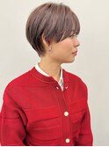 【morio浦和 安齋】ハートフェルトピンク×マッシュショート