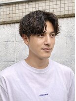 ミモザワークス(Mimosa Works)&nbsp;大人のルーズスパイラル　センターパート　ビジネスマン