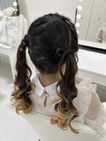 レイティ 丸の内 名古屋(Reity)&nbsp;リボンヘアツインテール