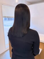 クララジャパン ナベシマ(CLALA JAPAN Nabeshima)&nbsp;髪質改善　縮毛矯正　顔まわり　韓国風　ミディアムレイヤー