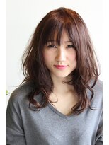 ヘアールーム ルズ 武蔵浦和(Hair Room Luz)&nbsp;ラベンダーアッシュが可愛い！「花嫁ウェーブ」