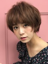 クーエフー(coo et fuu)&nbsp;マッシュショートにアプリコットベージュ♪藤沢　大人可愛い