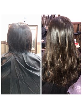 ディー エメ(D-aimer-) 【エクステ】ブラウンゆるふわスタイル