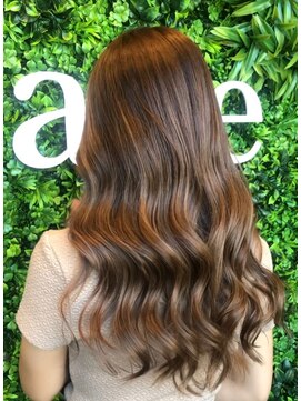 ヘアーアンドメイク ピース(HAIR&MAKE peace) モカ系艶カラー