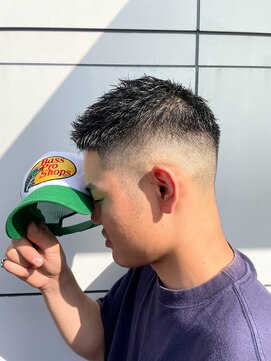 ガズル ハラジュク(GUZZLE HARAJUKU) スキンフェードベリーショート　オシャレボウズ　黒髪モテ髪