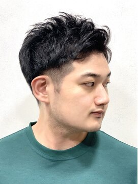 ヨシザワインク ハコザキ 水天宮前 日本橋人形町(YOSHIZAWA Inc.HAKOZAKI) がっつり爽やかツーブロック刈り上げスタイル