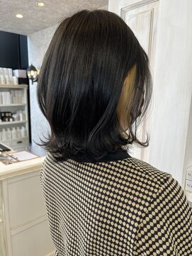 キャアリー(Caary) 福山美容室caary大人気イルミナカラーディープブラック